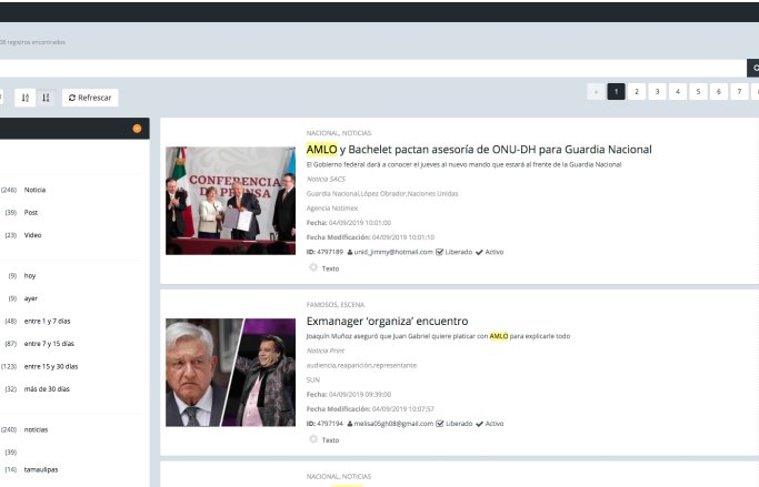 Archivo y Buscador Avanzado Archivo y Buscador Avanzado